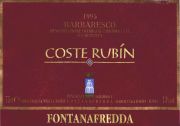 Barbaresco_Fontanafredda_Coste Rubin 1995
